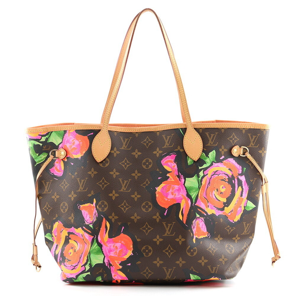 Louis Vuitton Tote Bag Monogram Rose Neverfull MM M48613 LOUIS VUITTON Handbag